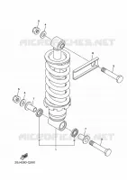 REAR SHOCK ABSORBER for Yamaha XJ6 2016