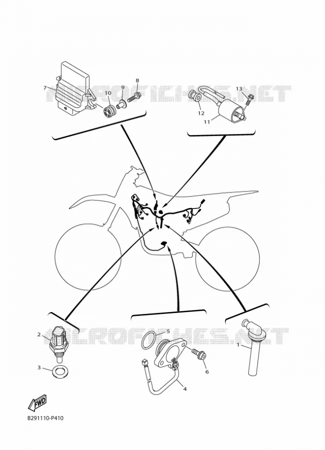 ELECTRICAL 1 Yamaha MOTO 450 2016 WRF  WR450F