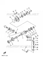 CROSS SHAFT for Yamaha YFB250U 1997