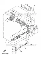 FINAL DRIVE SHAFT / GEAR COUPLING for Yamaha YFB250U 1997