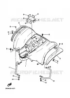 REAR FENDER for Yamaha BREEZE 2004
