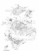 FRONT FENDER for Yamaha GRIZZLY 2016