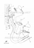 HANDLEBAR & CABLES for Yamaha GRIZZLY 2016