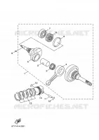 CRANKSHAFT / PISTON for Yamaha CYGNUS 2009