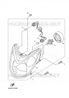 HEADLIGHT for Yamaha CYGNUS 2009