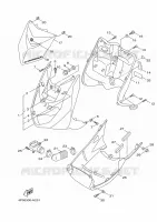 LEG SHIELD for Yamaha CYGNUS 2009