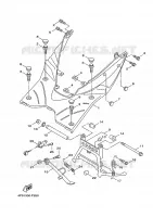 STAND / FOOTREST for Yamaha CYGNUS 2009
