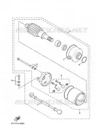 STARTER MOTOR for Yamaha CYGNUS 2009