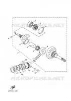 CRANKSHAFT / PISTON for Yamaha CYGNUS 2009