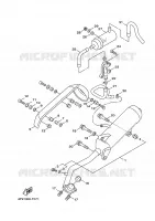 EXHAUST for Yamaha CYGNUS 2009
