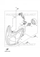 HEADLIGHT for Yamaha CYGNUS 2009