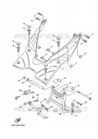 STAND / FOOTREST for Yamaha CYGNUS 2009