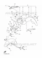 FENDER for Yamaha XVS 2016