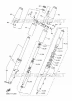 FRONT FORK for Yamaha XVS 2016