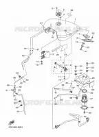 FUEL TANK for Yamaha XVS 2016