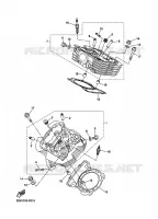 CYLINDER HEAD  for Yamaha XVS 2016