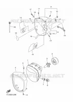 HEADLIGHT for Yamaha XVS 2016