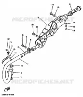 EXHAUST for Yamaha YFM250 1989