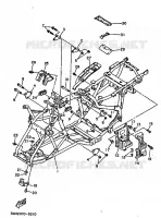 FRAME for Yamaha YFM250 1989