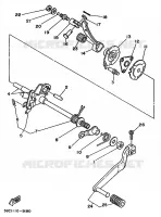 GEAR SHIFT SHAFT / LEVER for Yamaha YFM250 1989