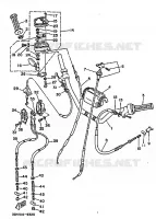 HANDLEBAR & CABLES for Yamaha YFM250 1989