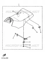 SEAT for Yamaha YFM250 1989