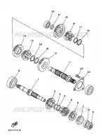 TRANSMISSION for Yamaha YFM250 1989