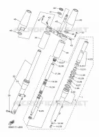 FRONT FORK for Yamaha XVS 2016