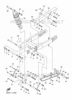SWINGARM / SHOCK ABSORBER for Yamaha XVS 2016