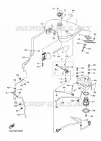 FUEL TANK for Yamaha XVS 2016