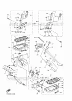 STAND / FOOTREST for Yamaha XVS 2016