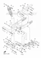 SWINGARM / SHOCK ABSORBER for Yamaha XVS 2016