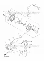 WATERPUMP / HOSES for Yamaha XJ6 2014