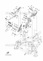 STAND / FOOTREST 2 for Yamaha MT 2016
