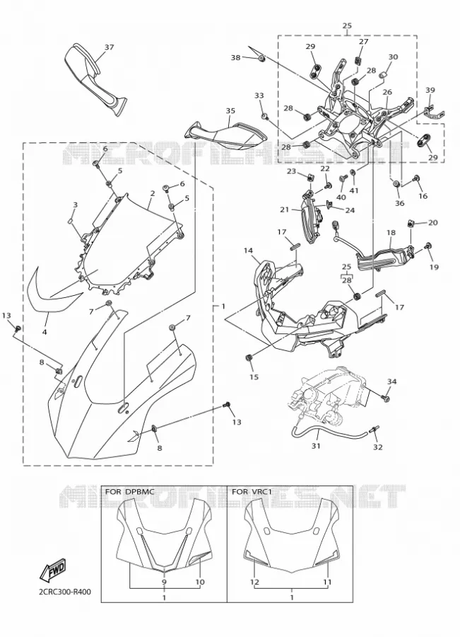 COVER 1 Yamaha MOTO 1000 2016 R1  YZF-R1