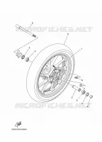 FRONT WHEEL for Yamaha MT 2016