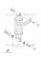 REAR SHOCK ABSORBER for Yamaha XJ6 2016