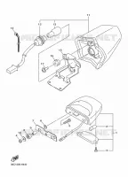 TAIL LIGHT for Yamaha XJ6 2016