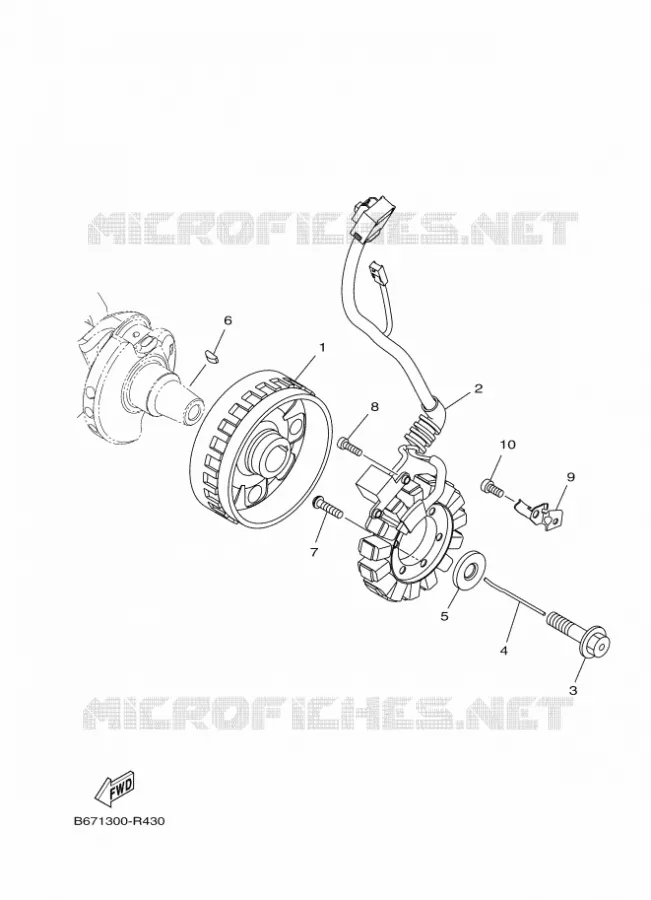 IGNITION Yamaha MOTO 1000 2016 MT  MTN1000