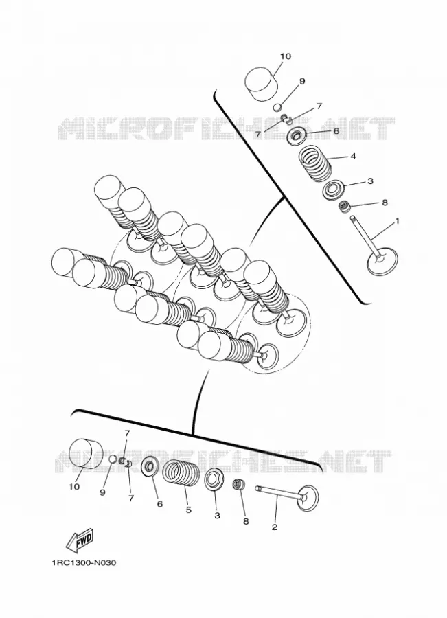 VALVE Yamaha MOTO 900 2016 MT  MT09