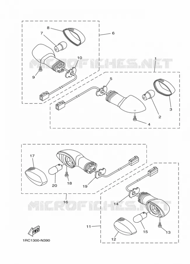 INDICATOR Yamaha MOTO 900 2016 MT  MT09