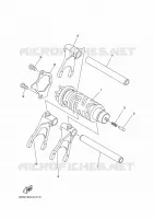 GEAR SHIFT SELECTOR DRUM / FORKS for Yamaha MT 2017
