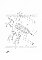 GEAR SHIFT SELECTOR DRUM / FORKS for Yamaha MT 2017
