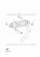 REAR SHOCK ABSORBER for Yamaha MT 2017