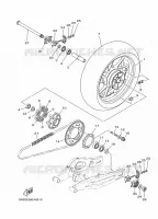 REAR WHEEL for Yamaha MT 2017