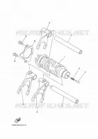 GEAR SHIFT SELECTOR DRUM / FORKS for Yamaha MT 2016