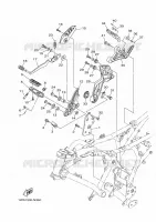 STAND / FOOTREST 2 for Yamaha MT 2016