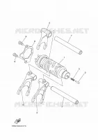 GEAR SHIFT SELECTOR DRUM / FORKS for Yamaha MT 2016