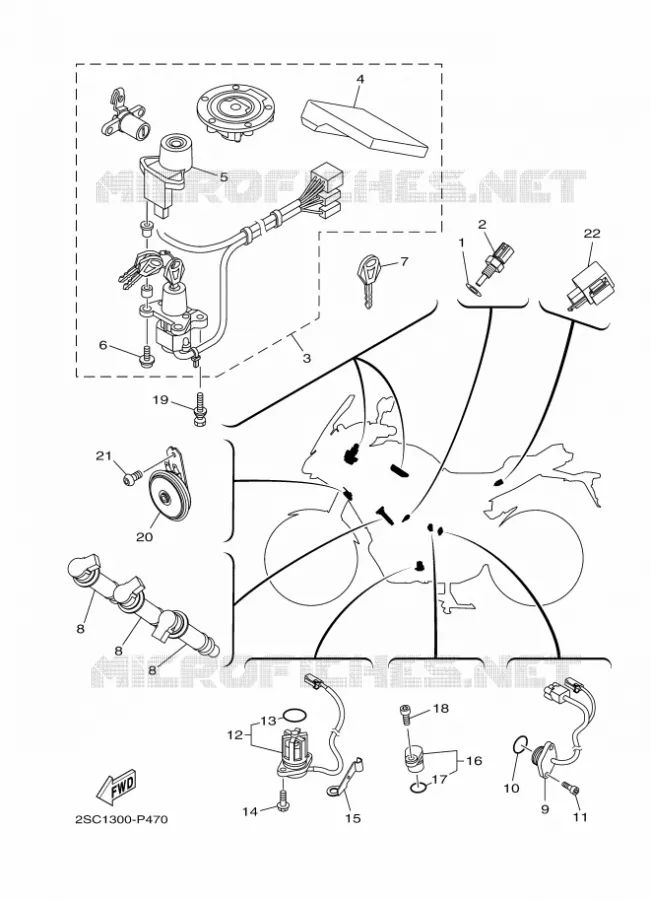ELECTRICAL 2 Yamaha MOTO 900 2016 MT  MT09TRA