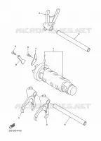 GEAR SHIFT SELECTOR DRUM / FORKS for Yamaha XJ6 2016